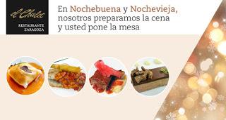 Menú de Navidad para llevar de EL CHALET