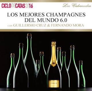 Cata cena maridada con champagne en LOS CABEZUDOS (miércoles, 21)