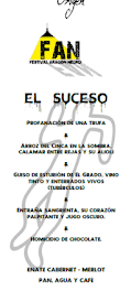 HUESCA. ARAGÓN NEGRO. Cena espectáculo en EL ORIGEN (jueves, 19 y 26 de enero)