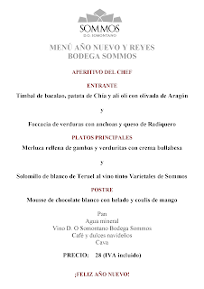 BARBASTRO. Menú de Reyes en RESTAURANTE SOMMOS (viernes, 6)