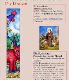 TARAZONA. Fiestas de San Antón (sábado, 14, y domingo, 15)