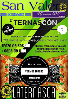 Vermú torero y solidario en LA TERNASCA (domingo, 29)