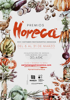 ZARAGOZA Y PROVINCIA. Certamen gastronómico Premios Horeca (del 6 al 31 de marzo)