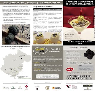 TERUEL. V Jornadas Gastronómicas de la trufa negra Teruel (hasta el 5 de marzo)