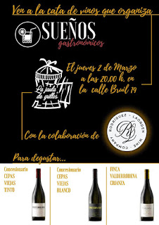 Cata de vino y tapas (jueves, 2)