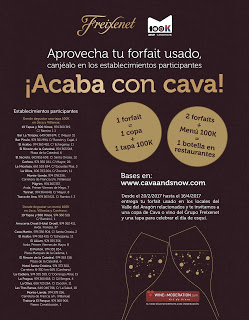 JACA / CANFRANC / VILLANÚA. Acaba con cava (Hasta el 17 de abril)