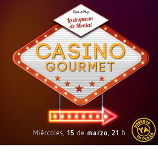 Cena especial “Casino Gourmet” (miércoles, 15)