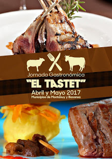MONTANUY / BONANSA. Jornada Gastronómica el Tastet (fines de semana de abril y mayo)