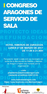 I Congreso aragonés de servicio de sala (lunes, 27)