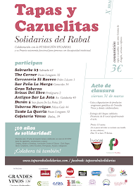 Cata clausura de la X Muestra de tapas y cazuelitas solidarias del Rabal (viernes, 31)