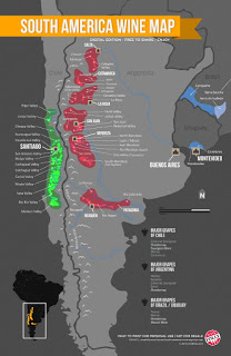 Cata de vinos de Sudamérica (jueves, 9)