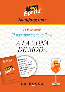 Aperol Shopping Tour (viernes y sábado, 5 y 6 d emayo)