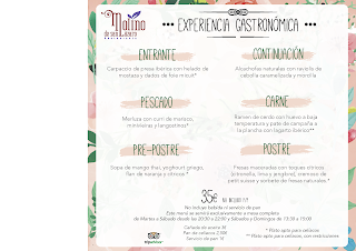 Menú EXPERIENCIA GASTRONÓMICA en el MOLINO DE SAN LÁZARO por 35 euros (hasta finales de junio)