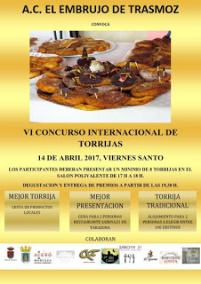 TRASMOZ. VI Concurso Internacional de Torrijas (viernes, 14)