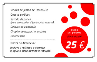 Cena especial por la Feria de Abril (jueves, 4)