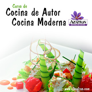 Curso de cocina moderna y de autor en AZAFRÁN (de martes a jueves, del 30 al 1)