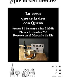 Cata maridada con queso en el MERCADO DE RIC (jueves, 11)