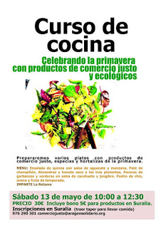 Curso de cocina (sábado, 13)