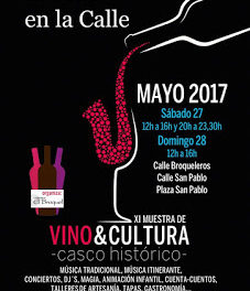 XI Muestra de vino y cultura en la calle (sábado y domingo, 27 y 28)