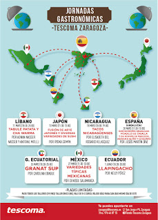 Talleres Jornadas gastronómicas mundiales (del 11 de mayo al 1 de junio)