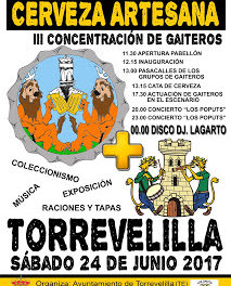 TORREVELILLA. V Torrefest, fiesta de la cerveza artesana (sábado, 24)