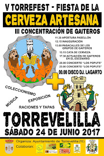 TORREVELILLA. V Torrefest, fiesta de la cerveza artesana (sábado, 24)