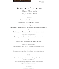 II Aragonia Culinaria con el Gastroespacio del Hotel AH, Jaca (jueves, 29)