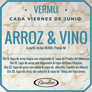 Vermú especial “Arroz & Vino” (viernes de junio)