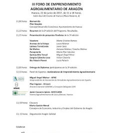 HUESCA. III Foro de emprendimiento de Aragón (jueves, 22)