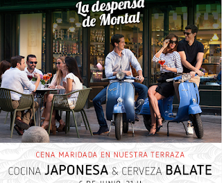 Cena maridada de cocina japonesa y cerveza Balate (martes, 6)