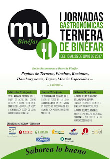 BINÉFAR. I Jornadas gastronómicas de la ternera (del 16 al 25 de junio)