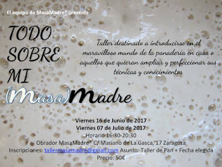 Taller “Todo sobre mi (masa) madre” (viernes, 7)