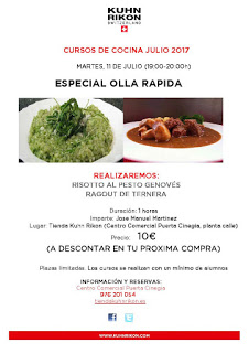 Curso de olla rápida (martes, 11)