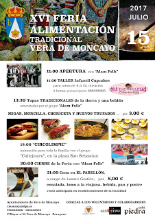 VERA DE MONCAYO. Feria de la alimentación tradicional (sábado, 15)