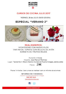 Curso de cocina especial verano (viernes, 28)