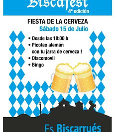 BISCARRUÉS. Fiesta de la cerveza (sábado, 15)