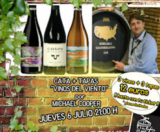 Cata de vinos y tapas (jueves, 6)