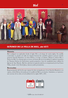 BIEL. Recreación del Señorío de la Villa de Biel (sábado, 19)