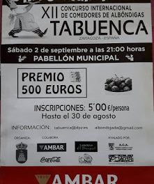 TABUENCA. XII Concurso Internacional de comedores de albóndigas (sábado, 2)