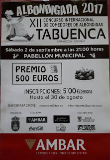 TABUENCA. XII Concurso Internacional de comedores de albóndigas (sábado, 2)