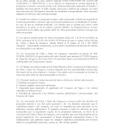 Concluye el plazo para elegir el cartel del Concurso de tapas de Zaragoza  (hasta el 22 de septiembre)
