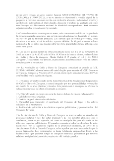 Concluye el plazo para elegir el cartel del Concurso de tapas de Zaragoza (hasta el 22 de septiembre)