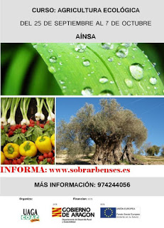 AÍNSA. Curso de agricultura ecológica (del 25 al 7)