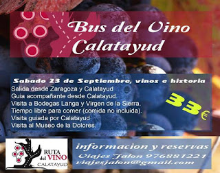 ZARAGOZA / CALATAYUD. Bus del vino Calatayud (sábado, 23)