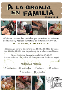 A la granja en familia (sábado, 7)