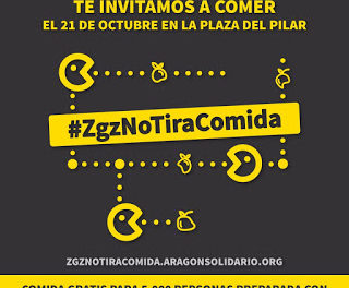 Comida popular con alimentos desechados #ZaragozaNoTiraLaComida (sábado, 21)