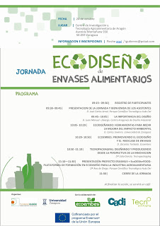 Jornada sobre Ecodiseño de Envases Alimentarios (martes, 24)