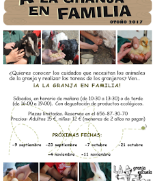 A la granja en familia (sábado, 21)