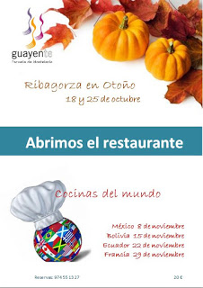 SAHÚN. Menú Ribagorza en Otoño en Guayente (miércoles, 25)