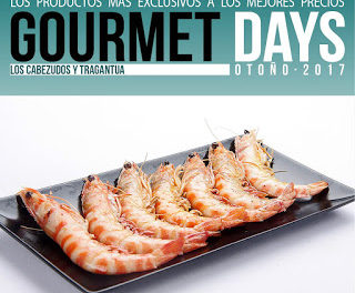 Gourmets Days en LOS CABEZUDOS y TRAGANTÚA con langostino (del 30 al 2)